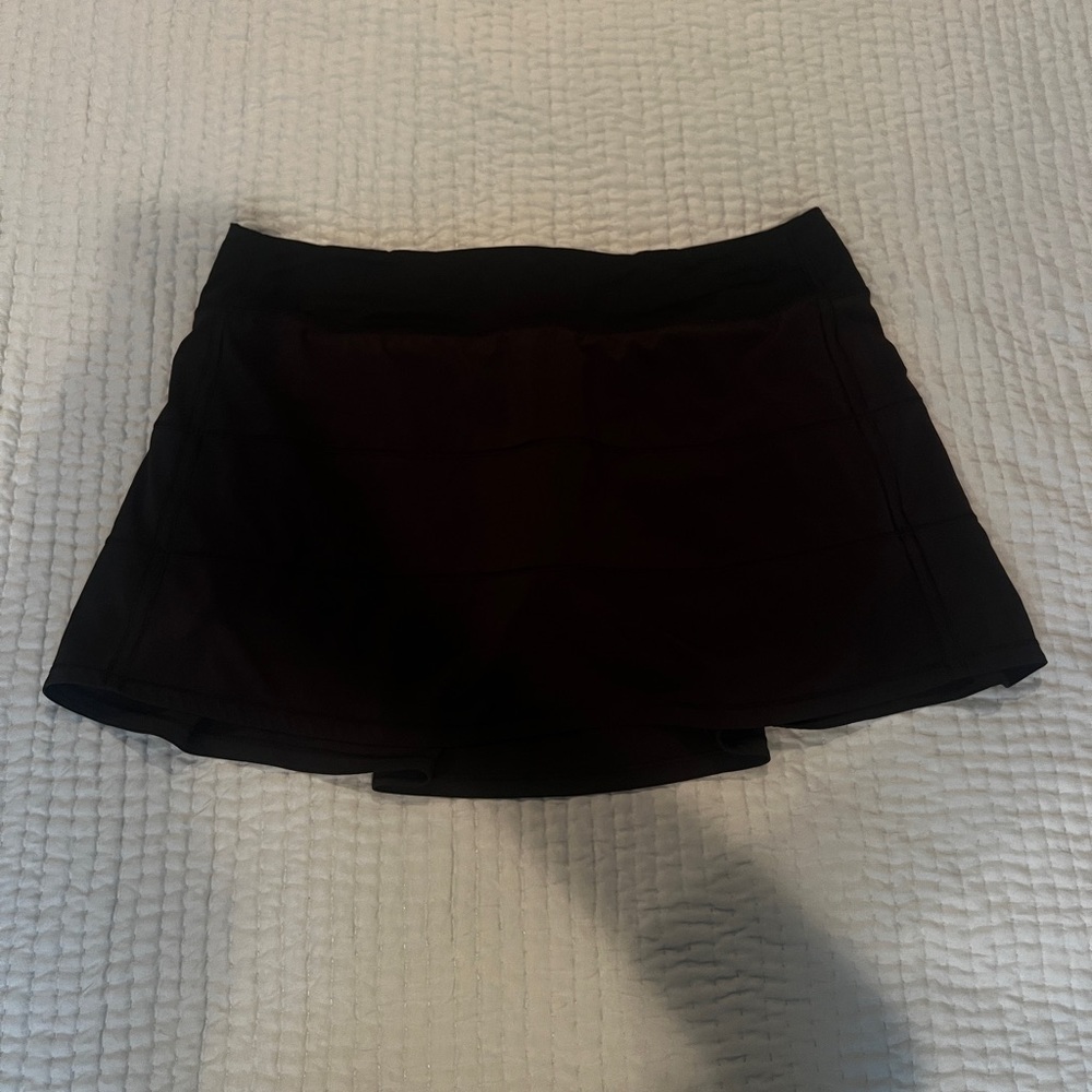Lululemon Black Pace Rival Skirt